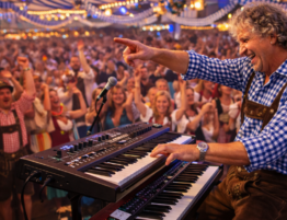Party Sänger für Oktoberfest buchen-Alleinunterhalter Sandro Hoffmann