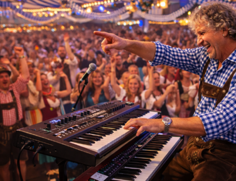 Party Sänger für Oktoberfest buchen-Alleinunterhalter Sandro Hoffmann