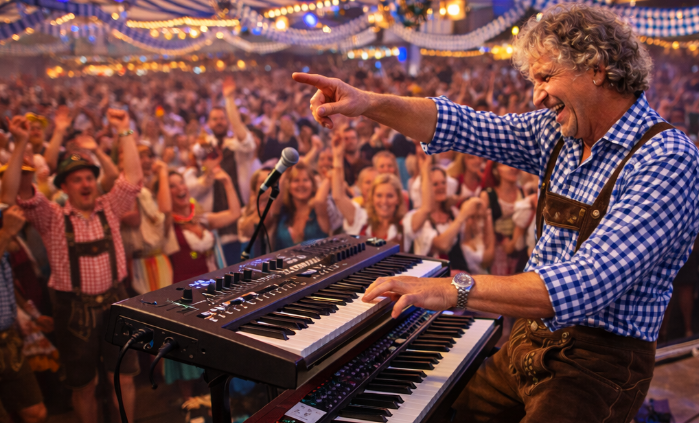 Party Sänger für Oktoberfest buchen-Alleinunterhalter Sandro Hoffmann