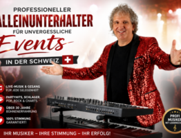 Sandro Hoffmann als professioneller Alleinunterhalter für unvergessliche Events und Feiern in der Schweiz.