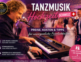 Sandro Hoffmann sorgt als professioneller Hochzeitsmusiker und Alleinunterhalter für Tanzmusik auf einer Hochzeit in der Schweiz.