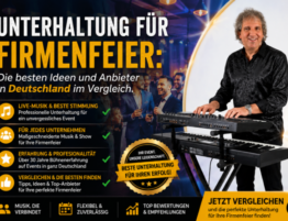Sandro Hoffmann als professioneller Musiker und Alleinunterhalter für Firmenfeiern in Deutschland.