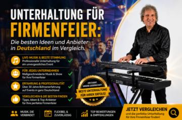 Sandro Hoffmann als professioneller Musiker und Alleinunterhalter für Firmenfeiern in Deutschland.