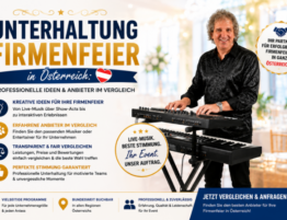 Sandro Hoffmann als professioneller Musiker und Entertainer für Firmenfeiern in Österreich.