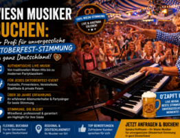 Sandro Hoffmann als professioneller Wiesn Musiker mit Live-Musik und Oktoberfest-Stimmung in Deutschland.