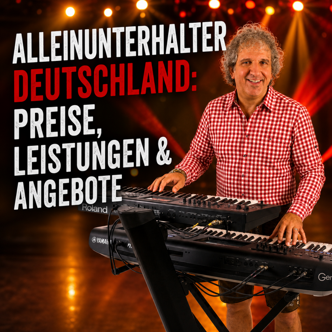 Alleinunterhalter Deutschland bei Live-Musik mit Keyboard – Preise, Leistungen und Angebote