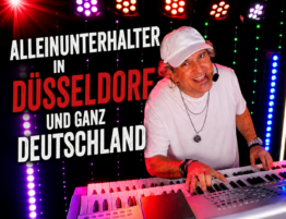 Alleinunterhalter in Düsseldorf und ganz Deutschland spielt Keyboard bei einer stimmungsvollen Live-Musik-Veranstaltung