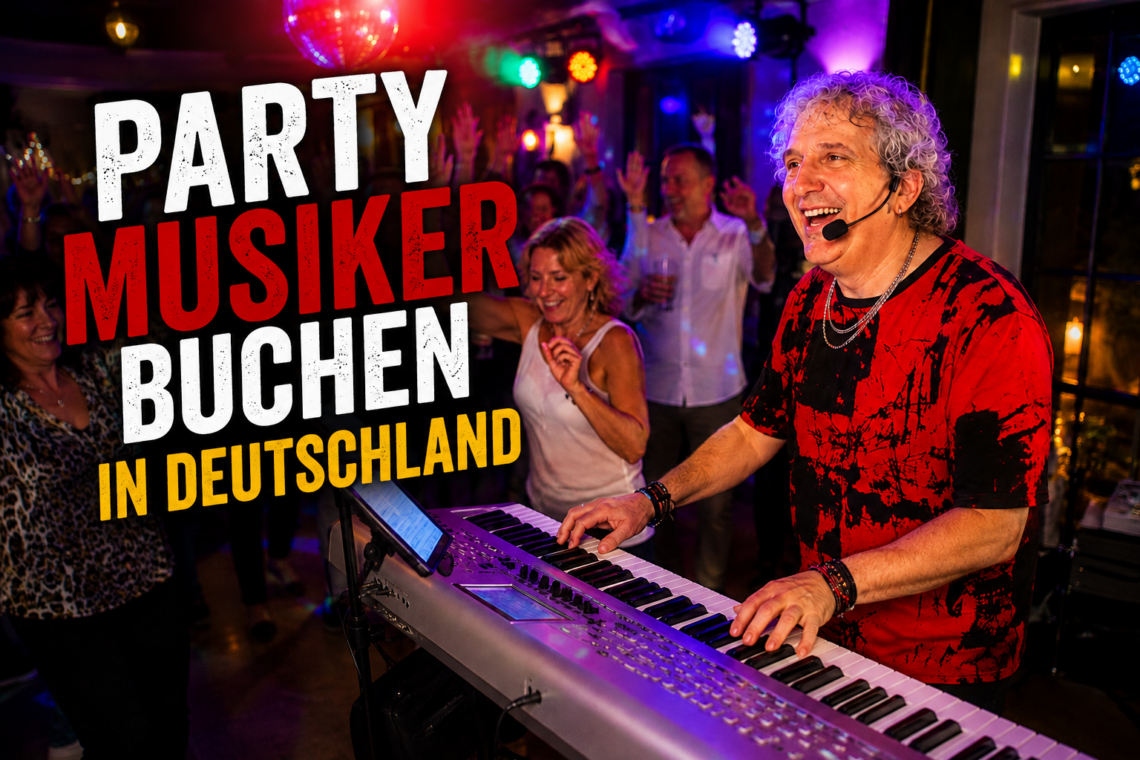 Party Musiker buchen in Deutschland – Live-Musik und Stimmung bei einer ausgelassenen Feier