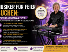 Sandro Hoffmann als professioneller Musiker für Feiern mit Live-Musik und Unterhaltung in Deutschland.